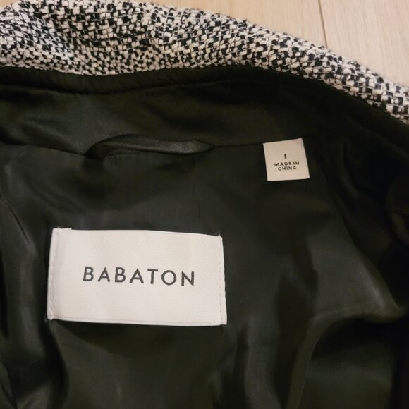 BABATON | Joan Shirt Jacket Oversized Linen Tweed Shacket | Sz. 1 - Picture 8 of 10